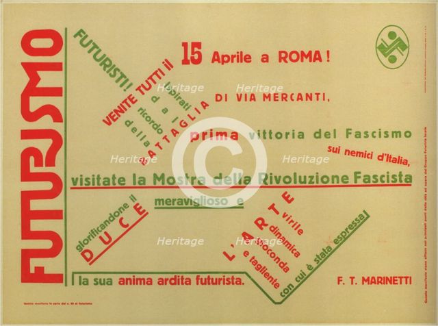 Futurism, 1932. Artist: Marinetti, Filippo Tommaso (1876-1944)