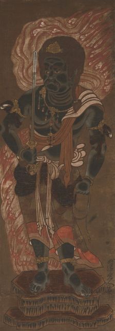 Fudo Myoo, 14th century. Creators: Ryushu Shutaku, Unknown