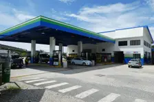 Fuel filling station in Costa Rica 2018. Creator: Unknown