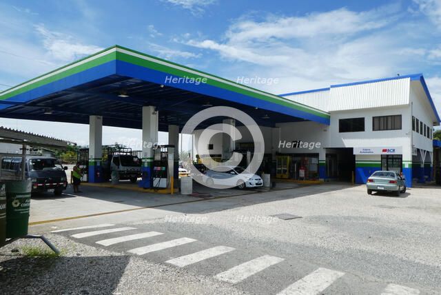 Fuel filling station in Costa Rica 2018. Creator: Unknown.