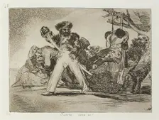 Fuerte Cosa Es!; Los Desastres de la Guerra, Madrid 1863. Creator: Francisco Goya