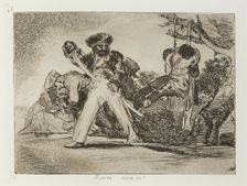 Fuerte Cosa Es!; Los Desastres de la Guerra, Madrid 1863. Creator: Francisco Goya