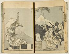 Fugaku hyakkei (100 Views of Mt. Fuji), Japan, v. 1-3 of 3 published, 1834-5 (v. 1-2), c.1849 (v. 3) Creator: Hokusai
