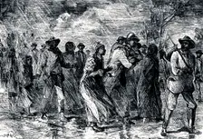 Fugitive slaves fleeing from Maryland to Delaware by way of the Underground Railroad 1850-1851