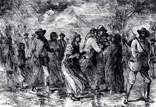Fugitive slaves fleeing from Maryland to Delaware by way of the Underground Railroad 1850-1851