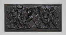 Fugitives (Emigrants), model c. 1850/1852, cast 1893. Creator: Honore Daumier