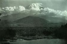 Fuji at Sunrise 1910. Creator: Herbert Ponting