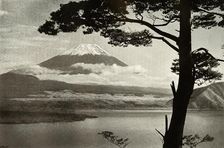 Fuji from Lake Motosu 1910. Creator: Herbert Ponting