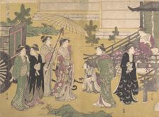 Fuji no Uraha, ca. 1790. Creator: Hosoda Eishi