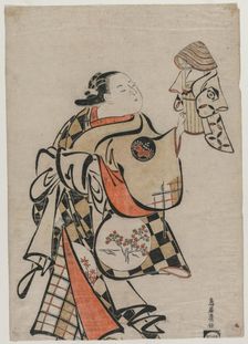 Fujimura Handayu as a Courtesan, mid 1710s. Creator: Torii Kiyomasu (Japanese)