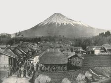 Fujiyama, The Sacred Mountain, from Jedzumi Village Japan, 1895. Creator: Unknown