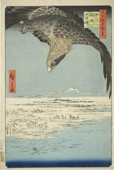 Fukagawa Susaki and Jumantsubo (Fukagawa Susaki Jumantsubo), from the series "One..., 1857. Creator: Ando Hiroshige