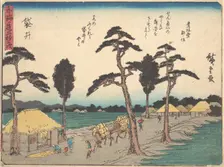Fukuroi, ca. 1838., ca. 1838. Creator: Ando Hiroshige