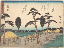 Fukuroi, ca. 1838., ca. 1838. Creator: Ando Hiroshige
