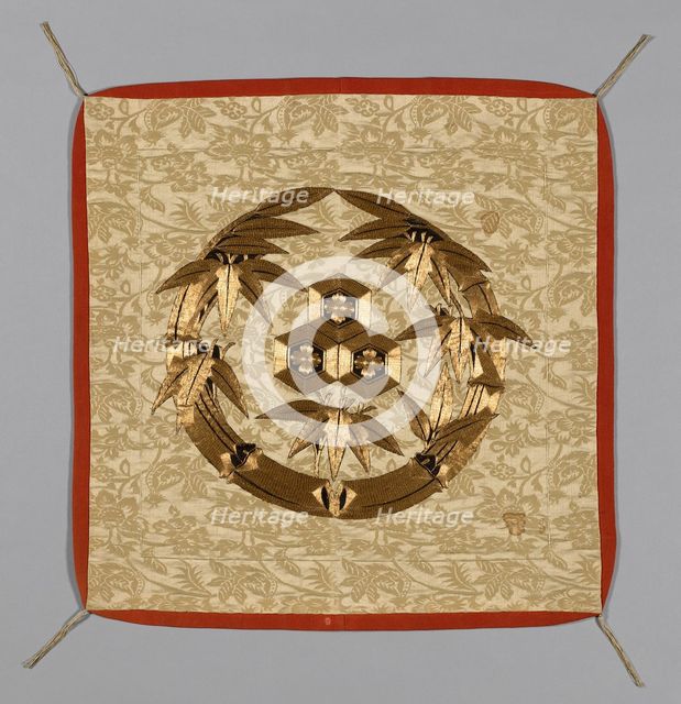 Fukusa (Gift Cover), Japan, Appliqued fabric: Edo period (1615-1868), late 18th century... Creator: Unknown.