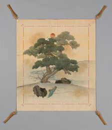 Fukusa (Gift Cover), Japan, early Meiji period (1868-1912), 1868/83. Creator: Unknown