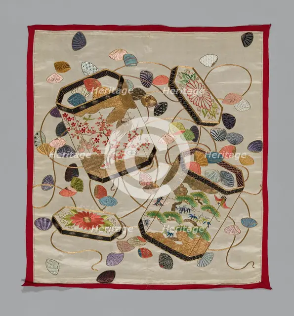 Fukusa (Gift Cover), Japan, Edo period (1615-1868), 1775/1800. Creator: Unknown.
