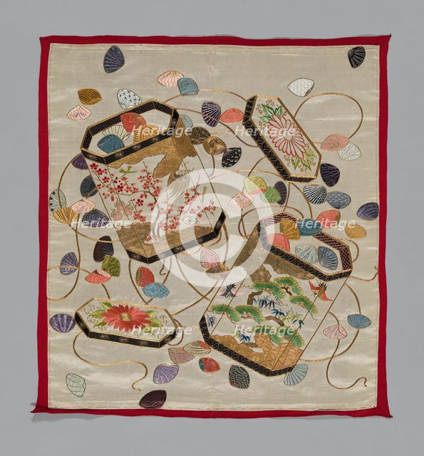 Fukusa (Gift Cover), Japan, Edo period (1615-1868), 1775/1800. Creator: Unknown.