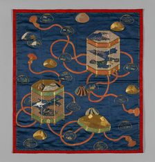 Fukusa (Gift Cover), Japan, Edo period (1615-1868), 1775/1825. Creator: Unknown