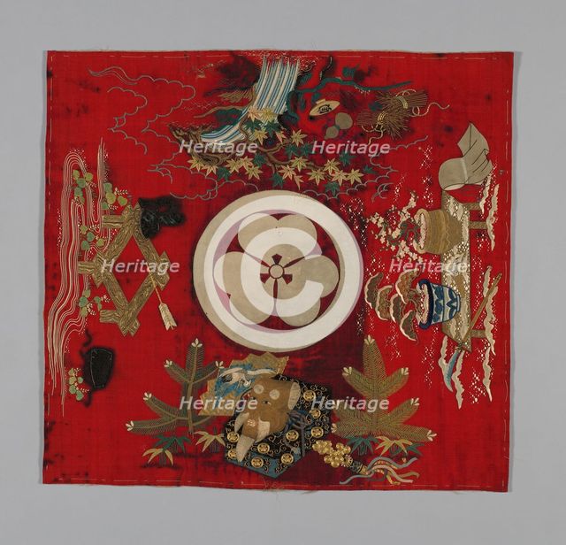 Fukusa (Gift Cover), Japan, Edo period (1615-1868), late 18th century. Creator: Unknown.