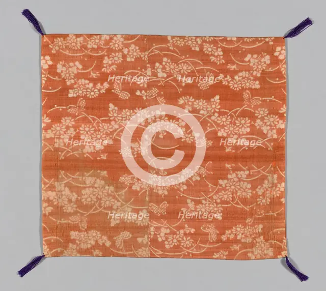 Fukusa (Gift Cover), Japan, late Edo (1789-1868)/early Meiji period (1868-1912), 1800/83. Creator: Unknown.