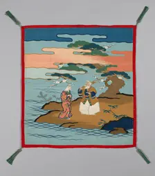 Fukusa (Gift Cover), Japan, late Edo period (1789-1868), 1801/25. Creator: Unknown
