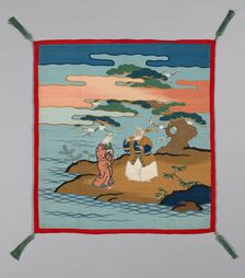Fukusa (Gift Cover), Japan, late Edo period (1789-1868), 1801/25. Creator: Unknown