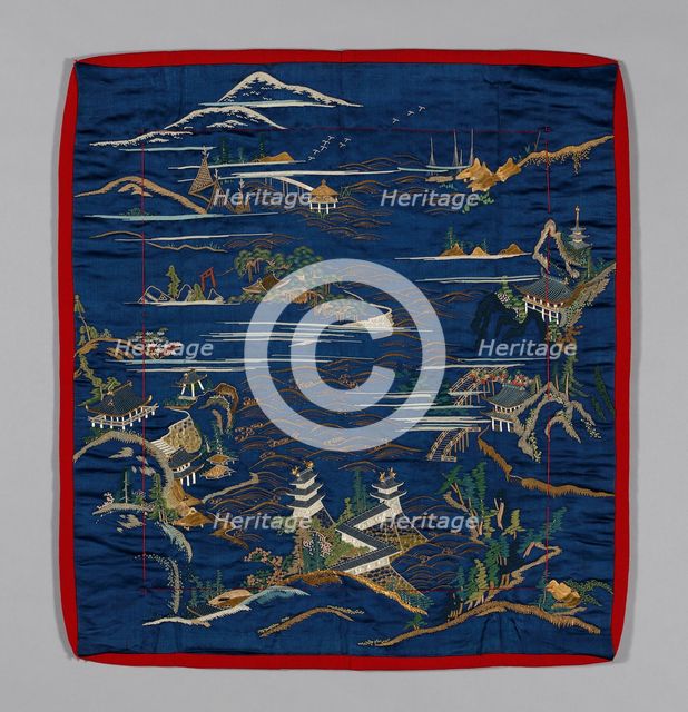 Fukusa (Gift Cover), Japan, late Edo period (1789-1868), early 19th century. Creator: Unknown.