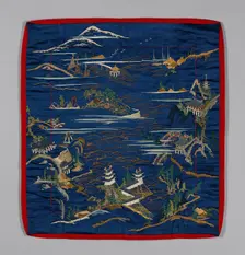 Fukusa (Gift Cover), Japan, late Edo period (1789-1868), early 19th century. Creator: Unknown