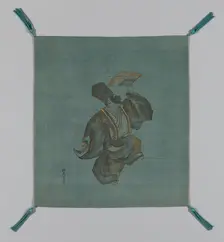Fukusa (Gift Cover), Japan, late Edo period (1789-1868), early 19th century. Creators: Saeki Ganryô, Unknown