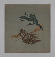 Fukusa (Gift Cover), Japan, late Edo period (1789-1868), early 19th century. Creator: Unknown
