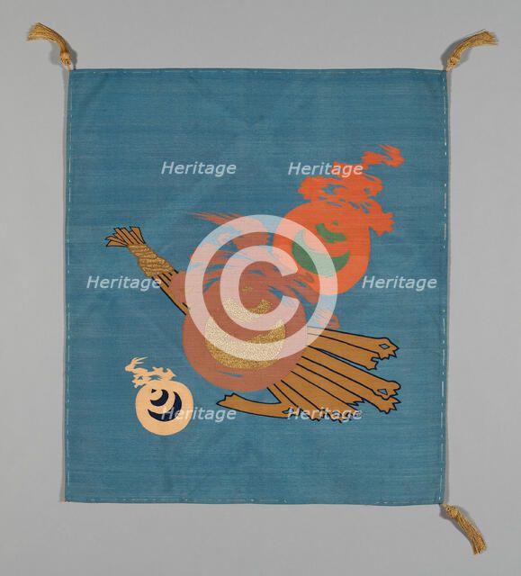 Fukusa (Gift Cover), Japan, late Edo period (1789-1868)/ Meiji period (1868-1912), 19th century. Creator: Unknown.