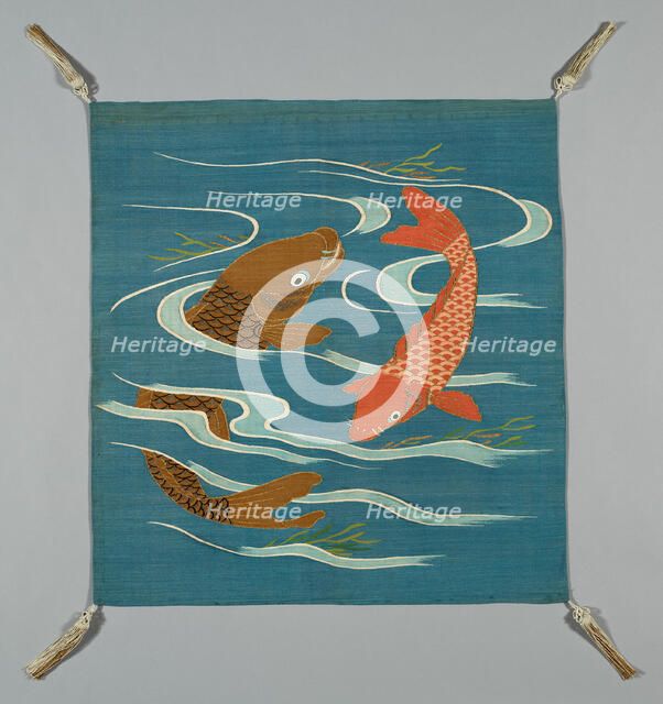 Fukusa (Gift Cover), Japan, late Edo period (1789-1868)/ Meiji period (1868-1912), 19th century. Creator: Unknown.
