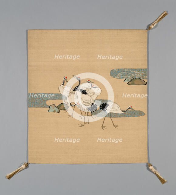 Fukusa (Gift Cover), Japan, late Edo period (1789-1868)/ Meiji period (1868-1912), 19th century. Creator: Unknown.