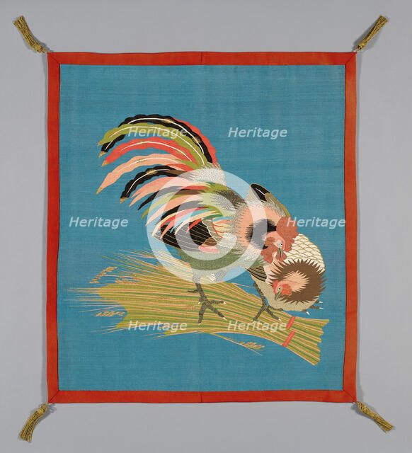 Fukusa (Gift Cover), Japan, late Edo period (1789-1868)/ Meiji period (1868-1912), 19th century. Creator: Unknown.