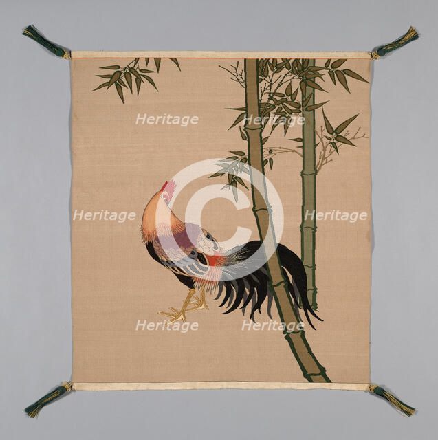 Fukusa (Gift Cover), Japan, late Edo period (1789-1868)/ Meiji period (1868-1912), 19th century. Creator: Unknown.