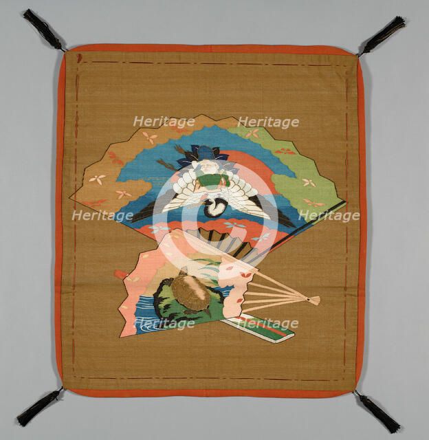 Fukusa (Gift Cover), Japan, late Edo period (1789-1868)/ Meiji period (1868-1912), 19th century. Creator: Unknown.