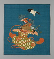 Fukusa (Gift Cover), Japan, late Edo period (1789-1868)/ Meiji period (1868-1912), 19th century. Creator: Unknown