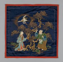 Fukusa (Gift Cover), Japan, late Edo period (1789-1868)/ Meiji period (1868-1912), late 19th cent. Creator: Unknown