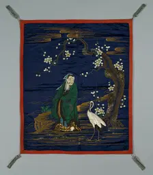Fukusa (Gift Cover), Japan, late Edo period (1789-1868)/ Meiji period (1868-1912), 1870/95. Creator: Unknown