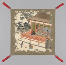 Fukusa (Gift Cover), Japan, late Edo period (1789-1868)/ Meiji period (1868-1912), 1875/1900. Creator: Unknown