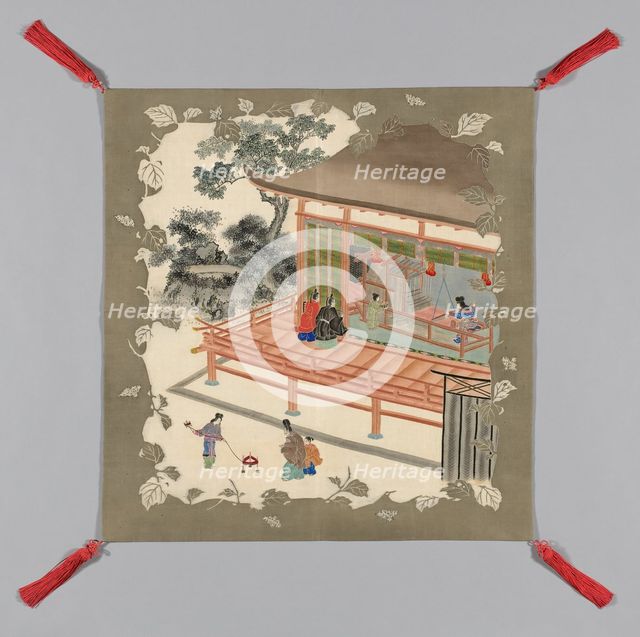 Fukusa (Gift Cover), Japan, late Edo period (1789-1868)/ Meiji period (1868-1912), 1875/1900. Creator: Unknown.