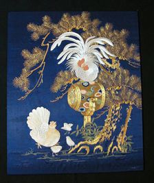 Fukusa (Gift Cover), Japan, late Edo period (1789-1868)/ Meiji period (1868-1912), 19th century. Creator: Unknown