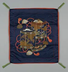Fukusa (Gift Cover), Japan, late Edo period (1789-1868)/ Meiji period (1868-1912), 19th century. Creator: Unknown