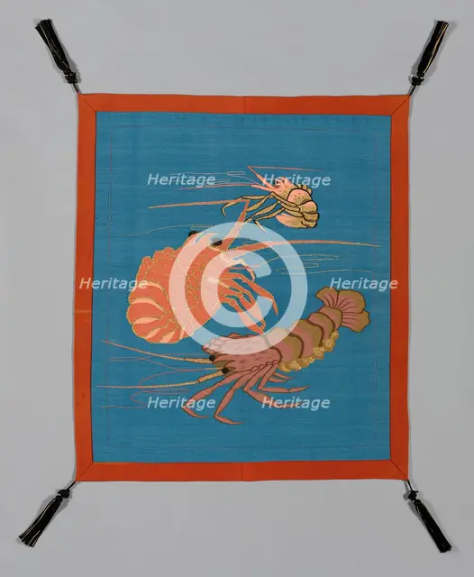 Fukusa (Gift Cover), Japan, late Edo period (1789-1868)/ Meiji period (1868-1912), 19th century. Creator: Unknown.