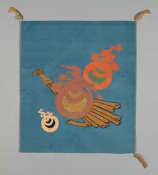 Fukusa (Gift Cover), Japan, late Edo period (1789-1868)/ Meiji period (1868-1912), 19th century. Creator: Unknown