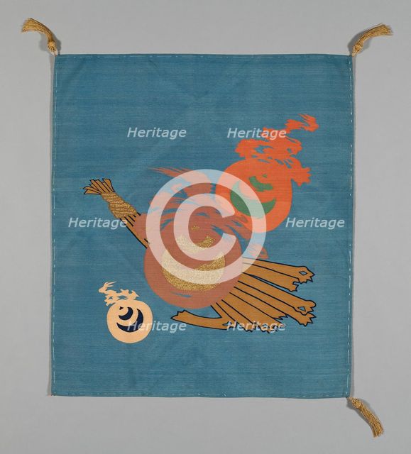 Fukusa (Gift Cover), Japan, late Edo period (1789-1868)/ Meiji period (1868-1912), 19th century. Creator: Unknown.