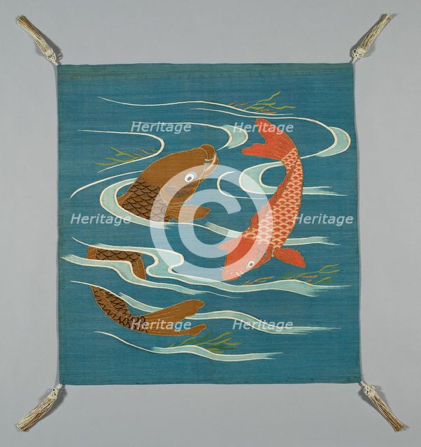 Fukusa (Gift Cover), Japan, late Edo period (1789-1868)/ Meiji period (1868-1912), 19th century. Creator: Unknown.