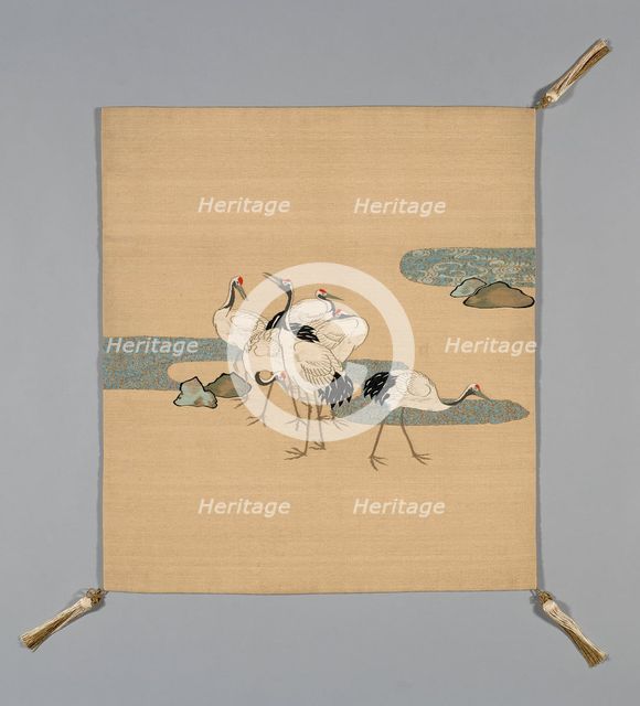 Fukusa (Gift Cover), Japan, late Edo period (1789-1868)/ Meiji period (1868-1912), 19th century. Creator: Unknown.