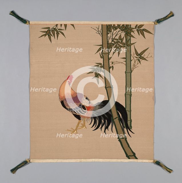 Fukusa (Gift Cover), Japan, late Edo period (1789-1868)/ Meiji period (1868-1912), 19th century. Creator: Unknown.